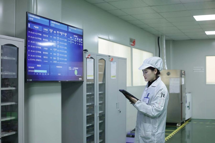 Chengdu Xinlong Zhishi Auto Parts Co., Ltd. ligne de production du fabricant